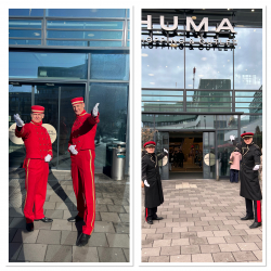 Servictage bei HUMA Shopping Welt mit den PAGEN und DOORMEN von EventComedy.
